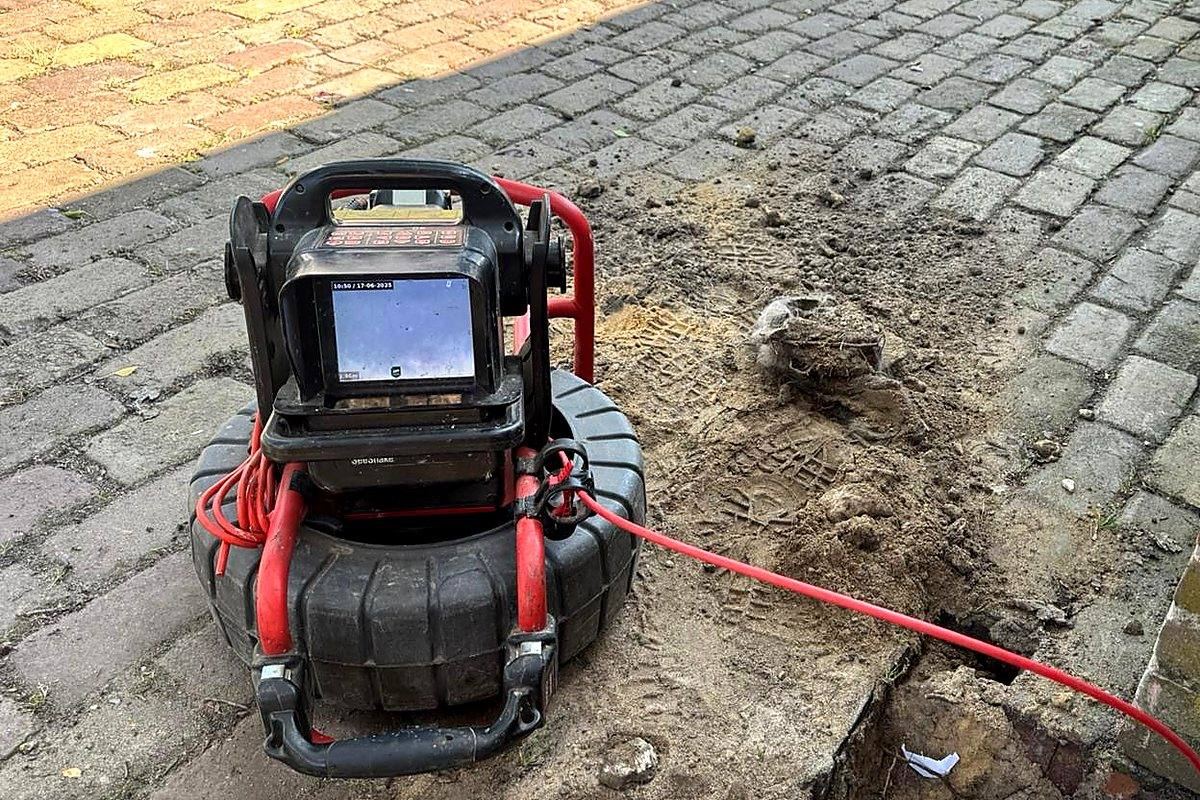 CCTV camera-inspectie rioolleiding Ede — monteur Rioolservice Ede
